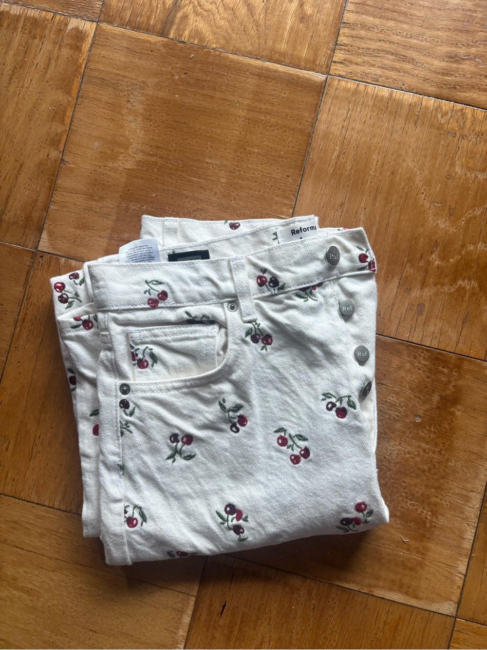 Reformation Cherry Jeans